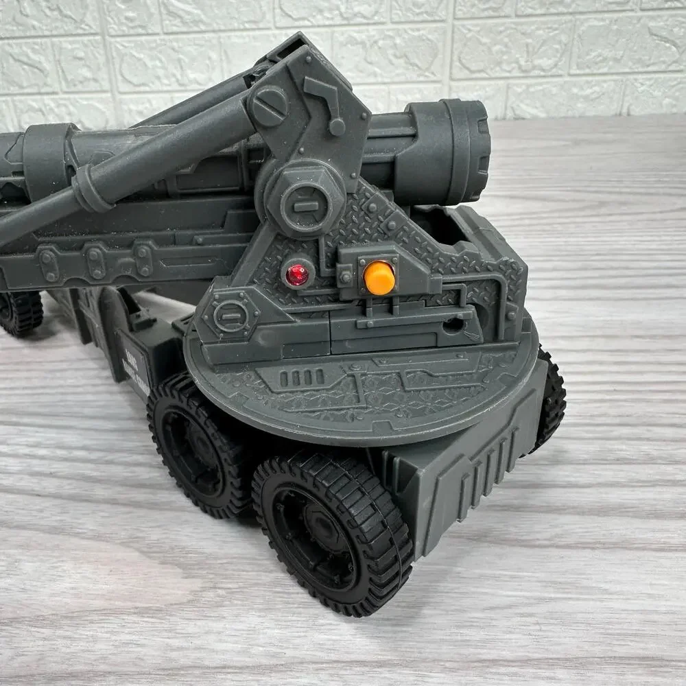Long Range Cannon Toy Plastic Military Vehicle Sound Action 11.5